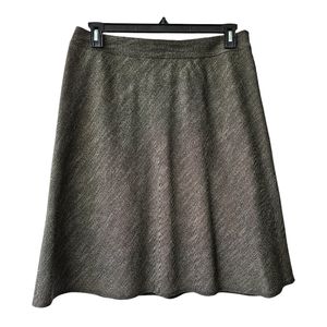 Anne Klein Gray A-Line Skirt